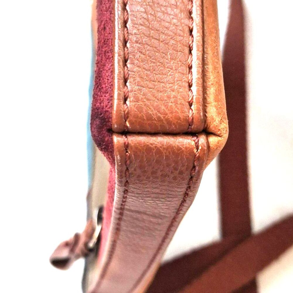 The Sak Vintage Patchwork Leather Crossbody Bag Multi Color Boho Hipster Hippie - Picture 4 of 12